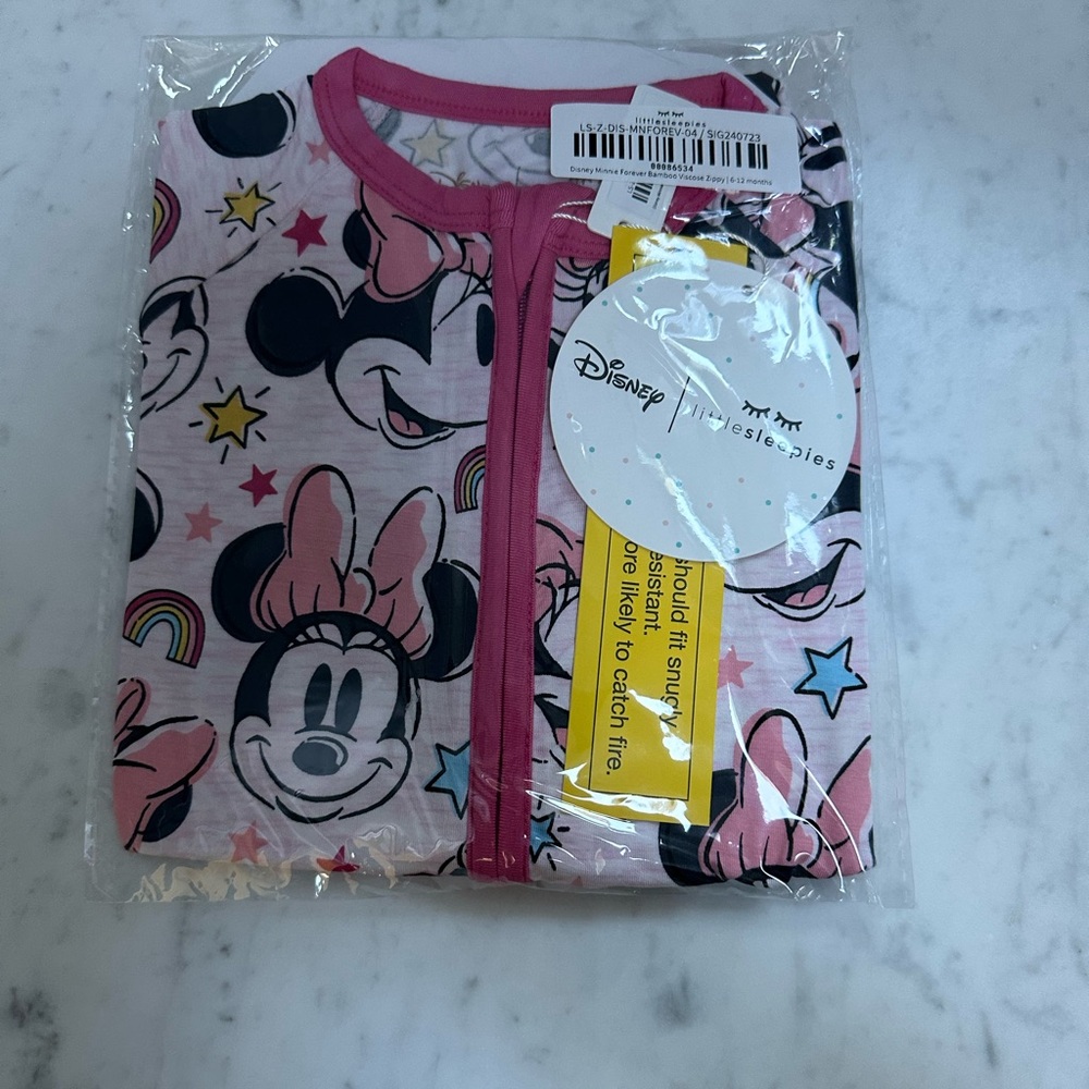 Little Sleepies x Disney Minnie zippy
